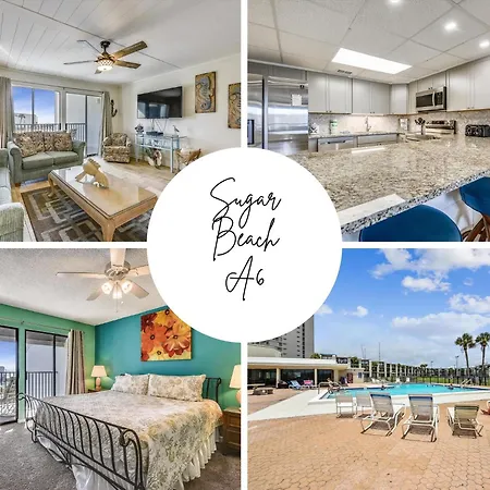 Sugar Beach A6-Lovely 4 Bedroom 3 Bath Condo, Sleeps 11, Free Beach Chairs 2021! Condo